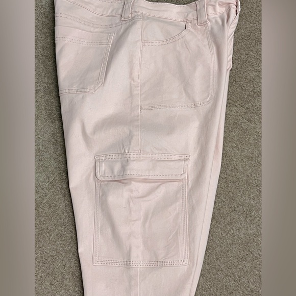 Pink Celebrity Juniors High Rise Cargo Joggers - Picture 5 of 9